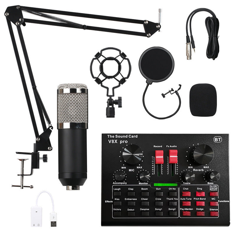 Microphone Enregistrement Microphone À Condensateur Ensemble