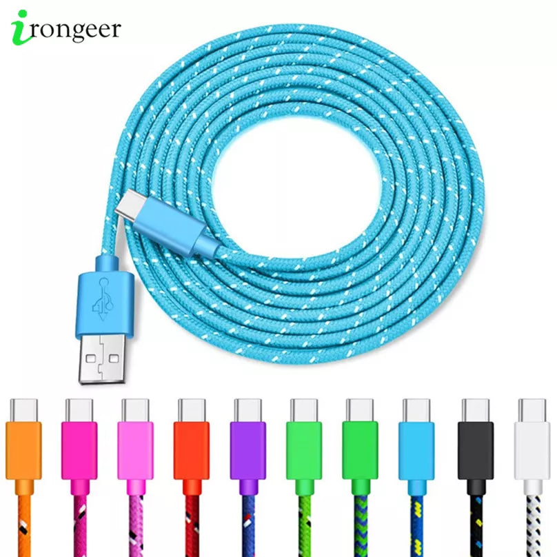 Câble USB Type C Charge Rapide 1m/2m/3m Samsung Huawei Xiaomi