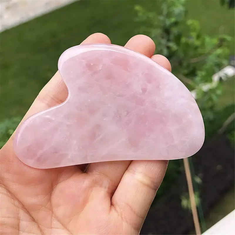 Rouleau de jade Gua Sha en pierre naturelle