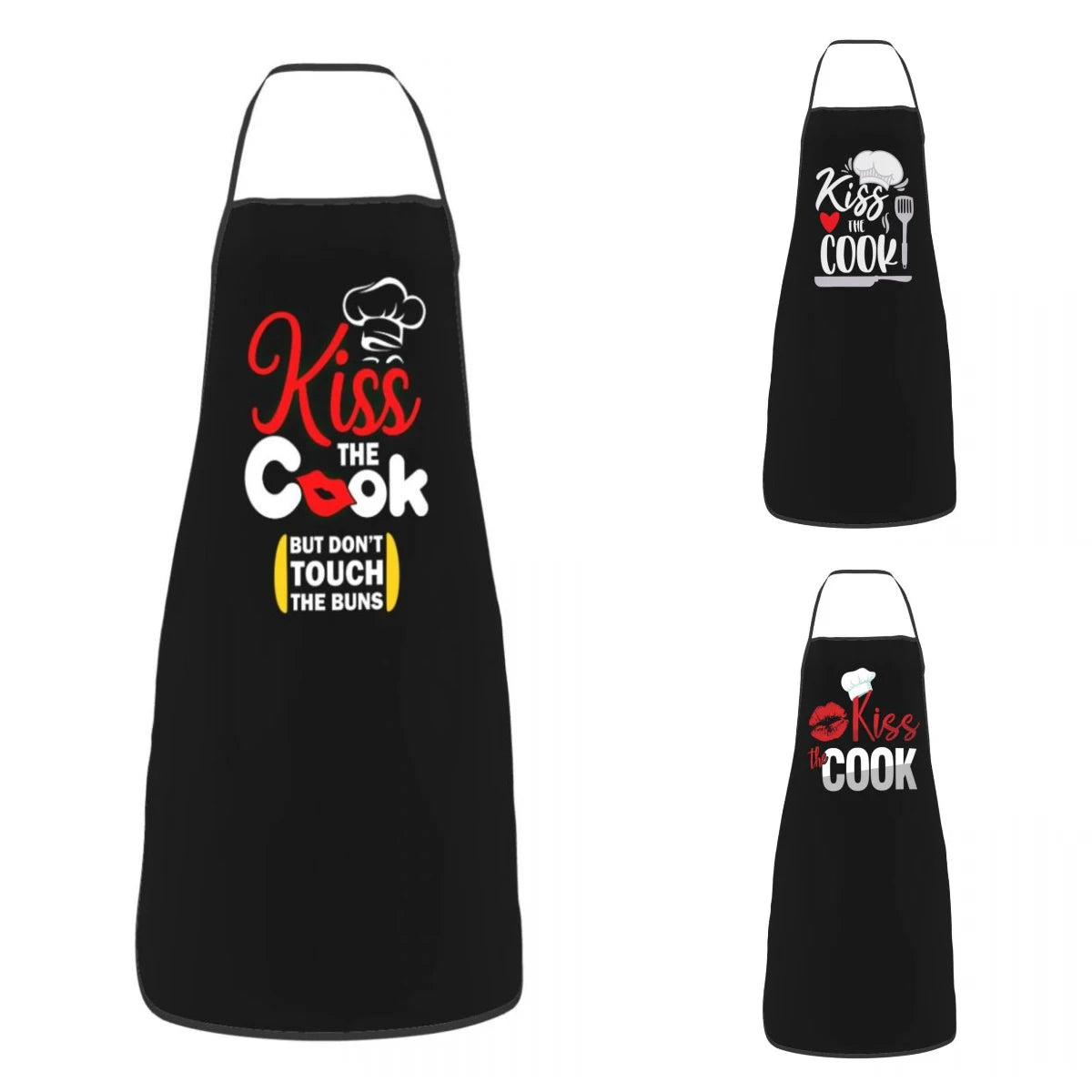Tablier drôle Kiss The Cook Cuisine
