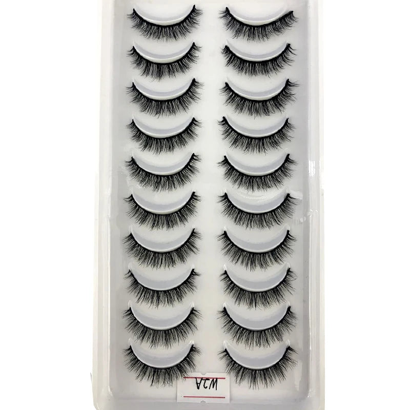 Faux cils 3D en vison pour un maquillage naturel
