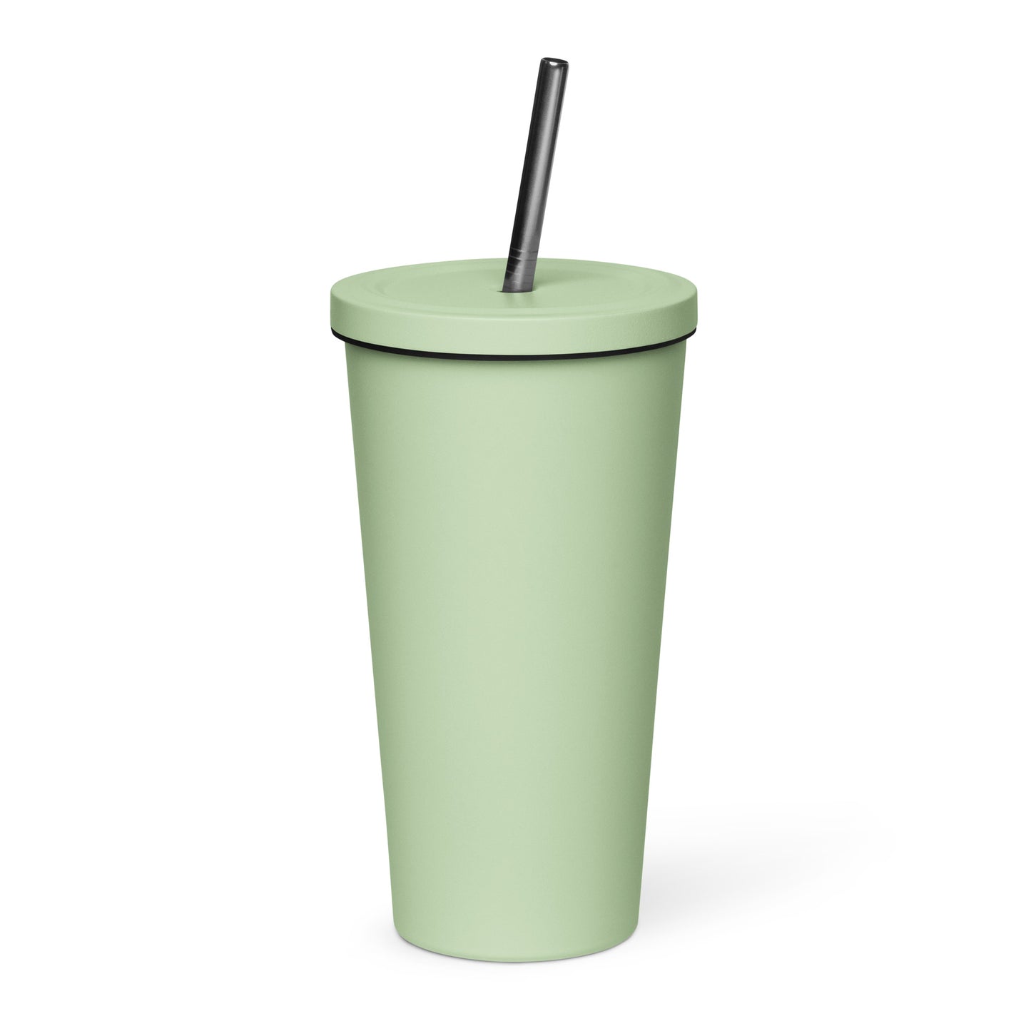 Gobelet isotherme avec paille