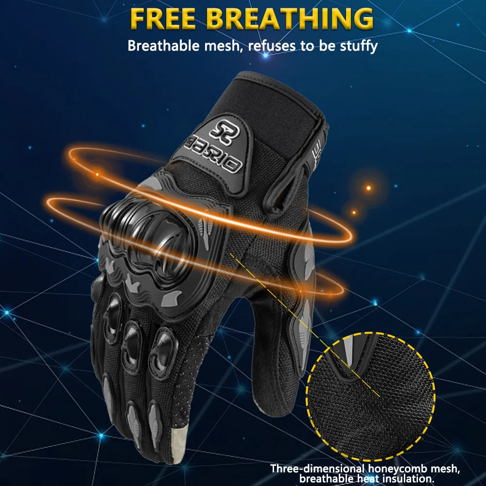 Gants de moto respirants été