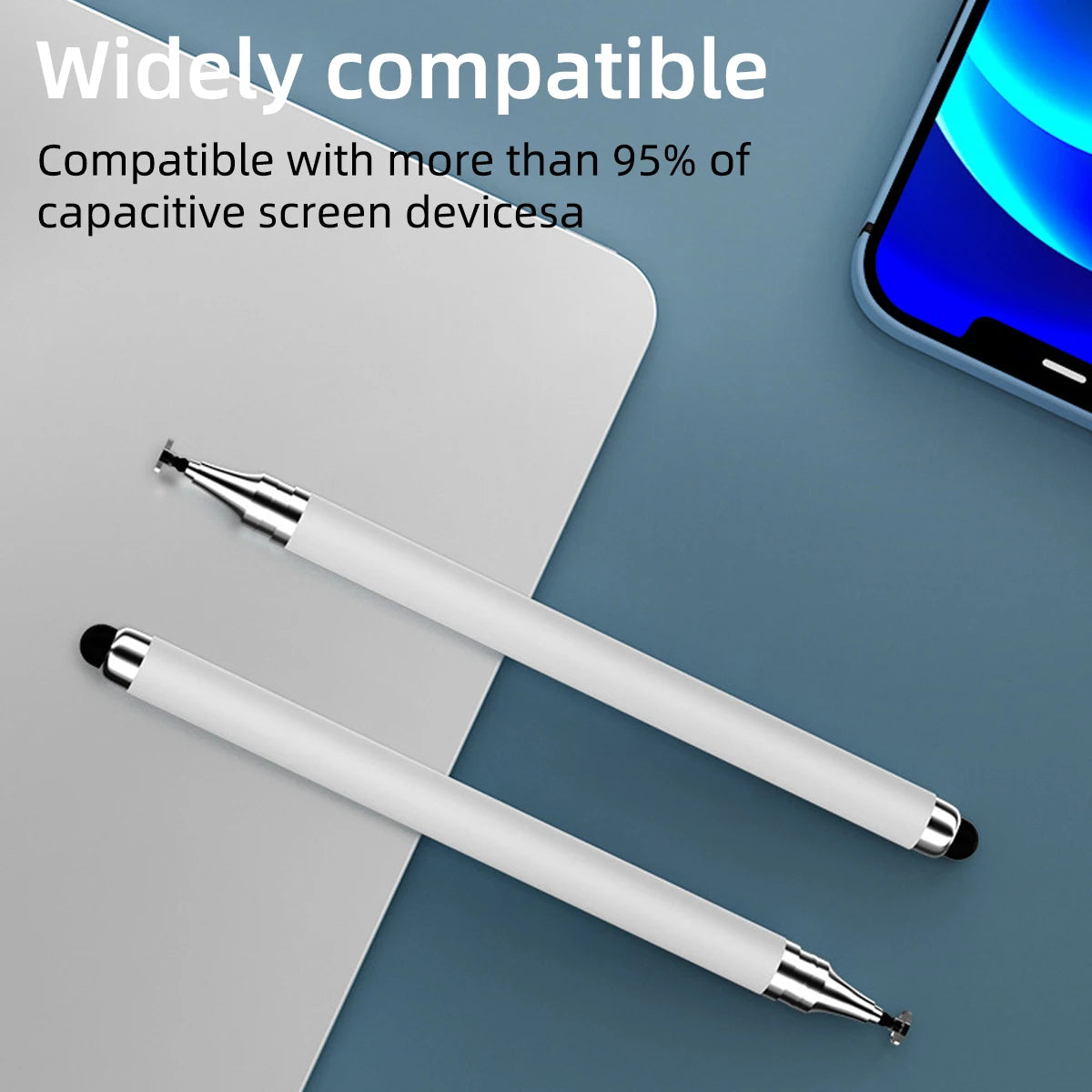Stylo Universel 2 en 1 pour iOS Android Tablettes et Smartphones
