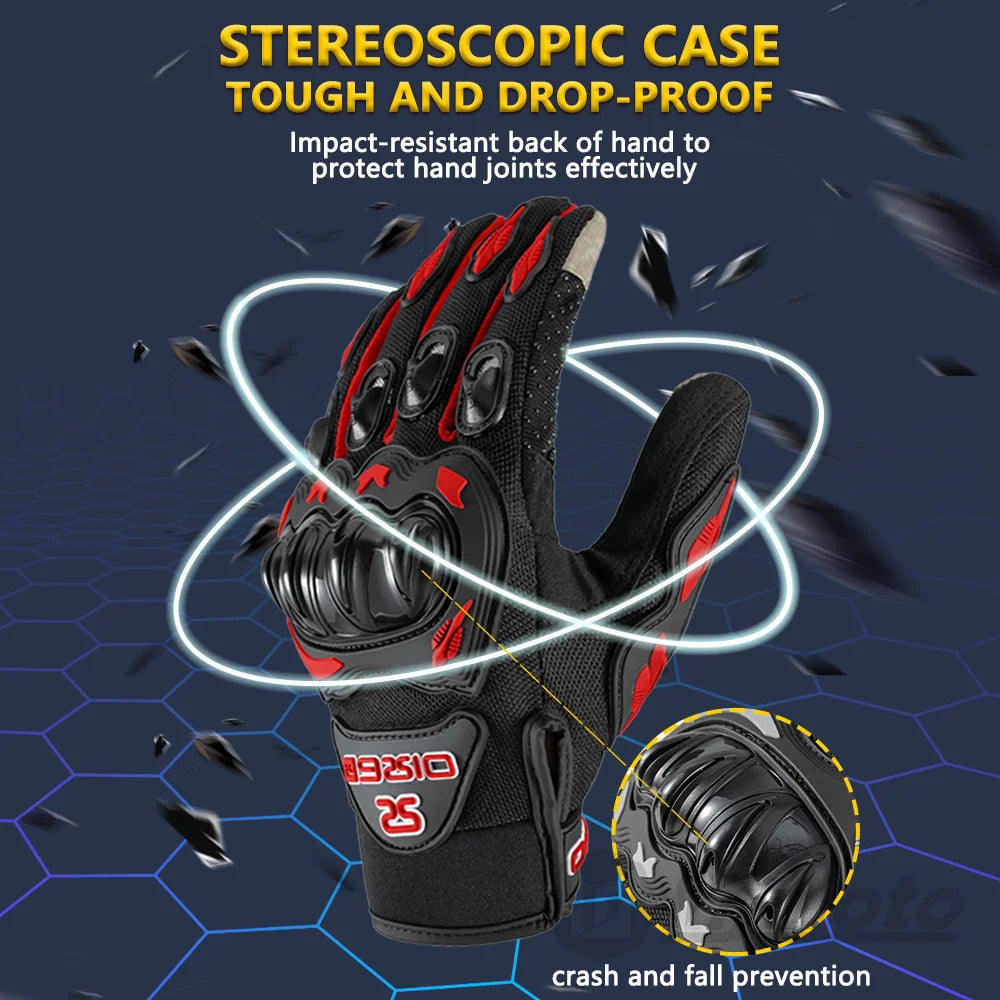 Gants de moto respirants été