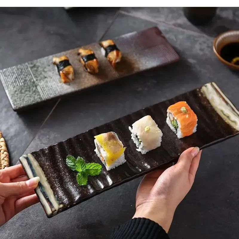 Plateau à Sushi Rectangulaire Original