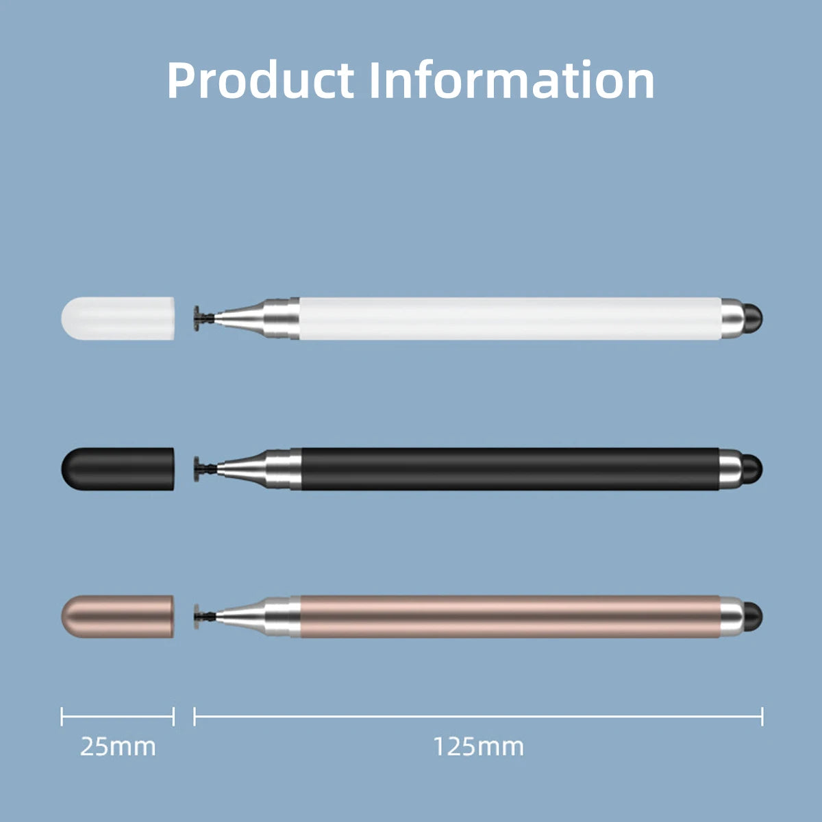 Stylo Universel 2 en 1 pour iOS Android Tablettes et Smartphones
