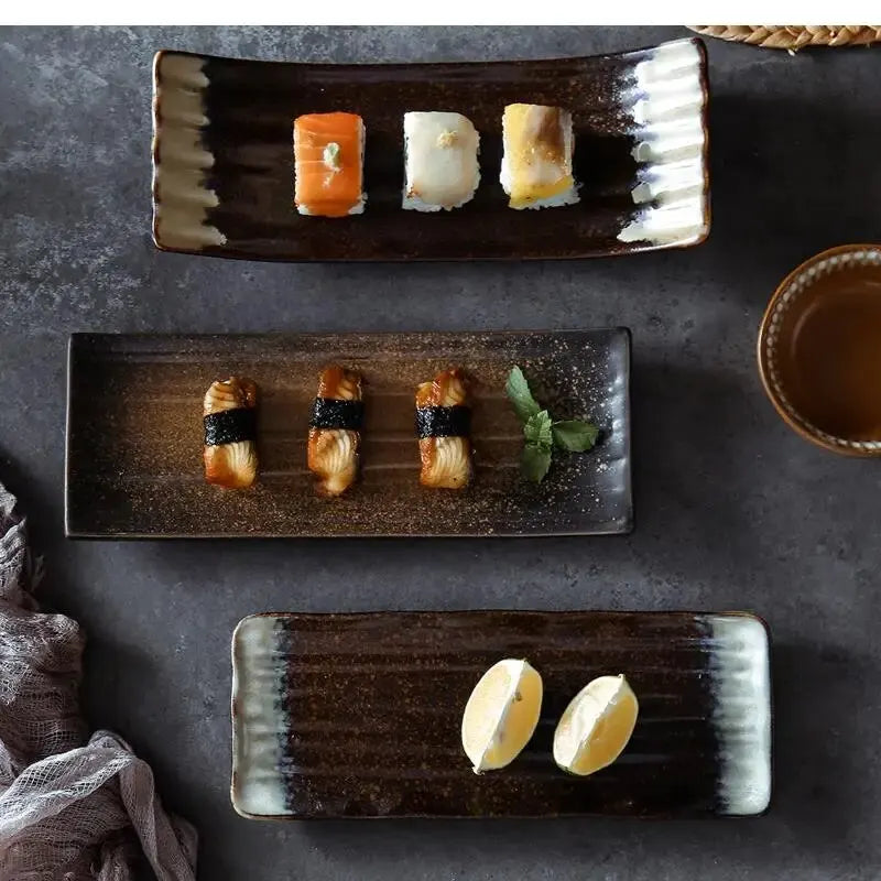 Plateau à Sushi Rectangulaire Original