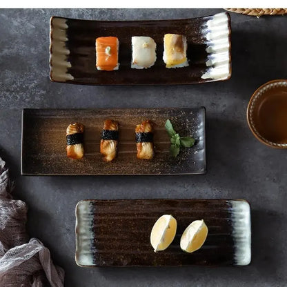 Plateau à Sushi Rectangulaire Original