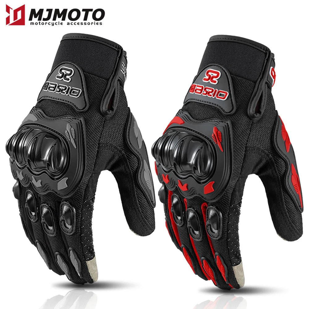 Gants de moto respirants été